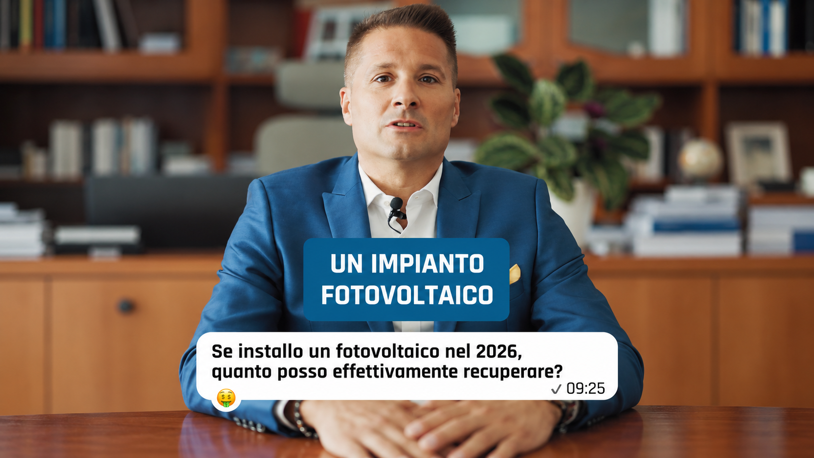 Savino di Elettro One spiega le detrazioni per il fotovoltaico 2026